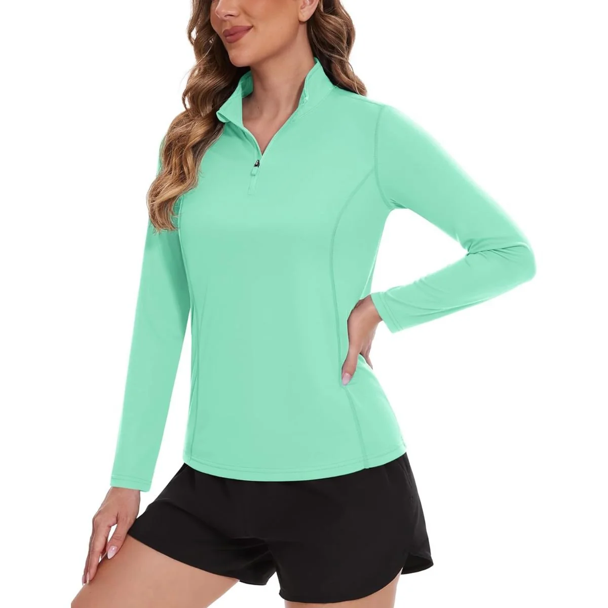 Women's Sun Protection Hiking Golf Shirts Long Sleeve