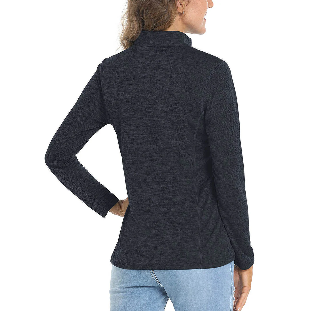 Women's UPF 50+ 1/4 Zip Quick Dry Hiking Shirts