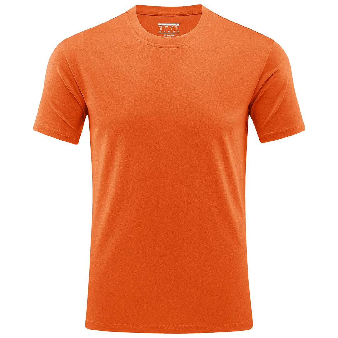 Men's Casual Crew Neck Cotton T-Shirt