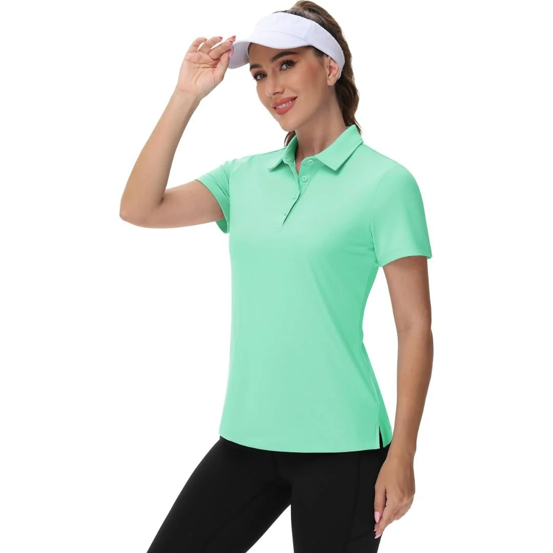 Women's UPF 50+ Sun Protection Golf Quick-Dry Polo Shirts