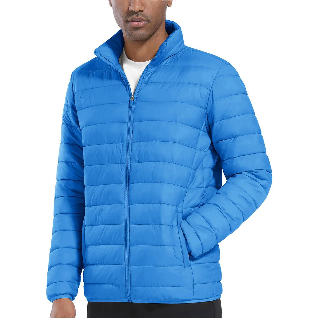 Men's Winter Puffer Jacket Warm Lightweight Water Repellent Windproof