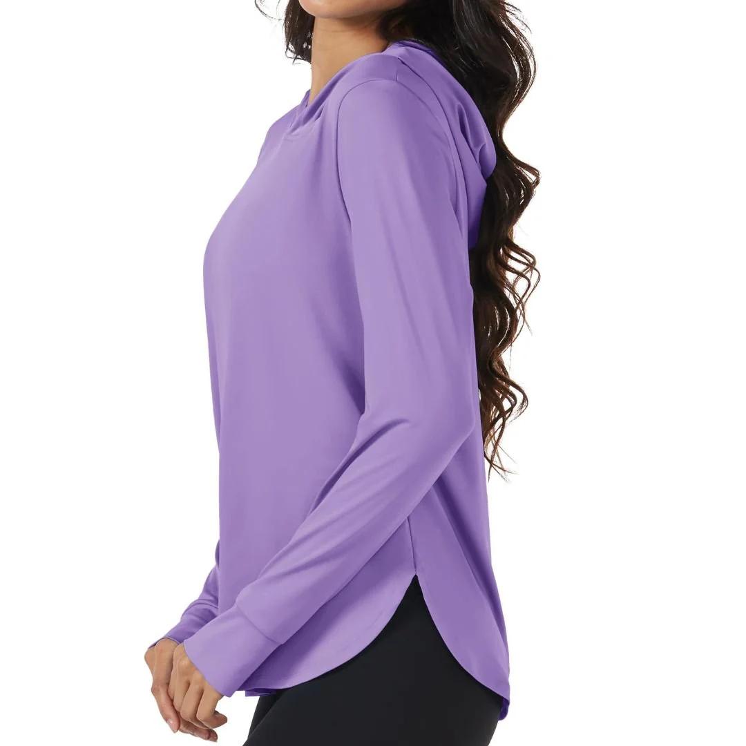 Women's UPF 80+ Sun Protection Nuit Nuit Hoodie Hiking UV Shirt