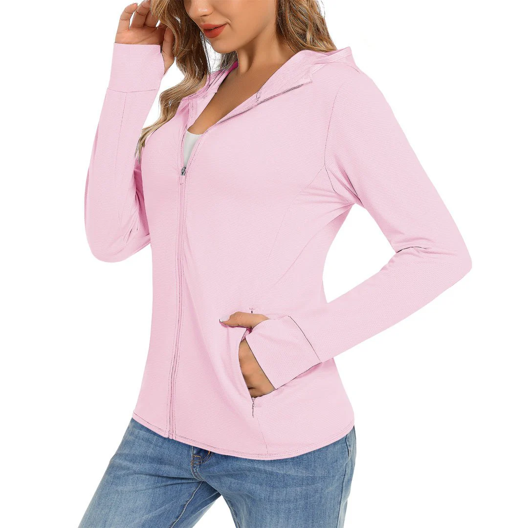 Women's Sun Protection Golf Shirts Quick Dry Long Sleeve