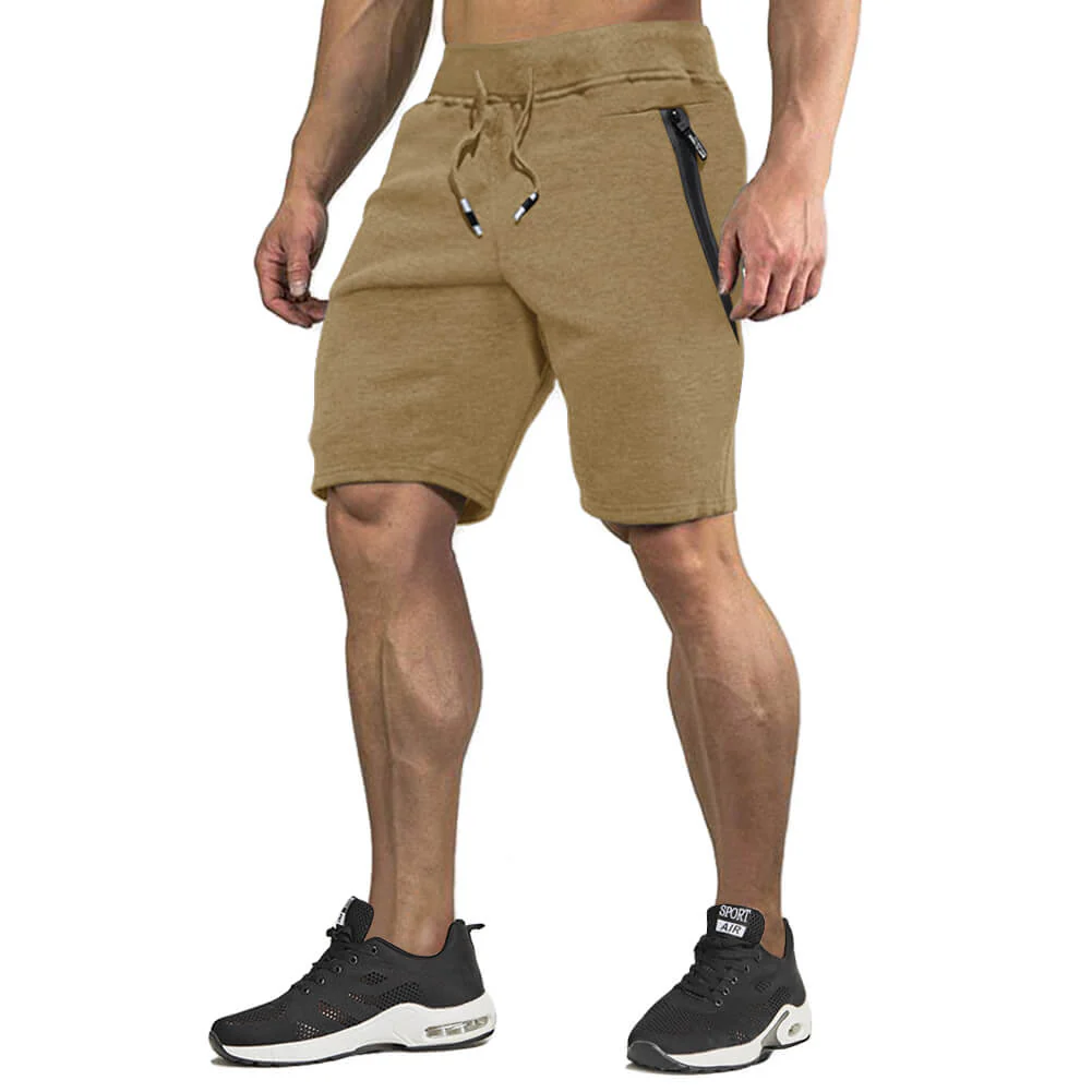 Men's Lightweight Gym Elastic Waist Running Shorts