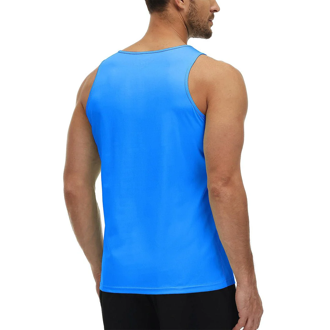 Men's UPF 50+ Quick Dry Lightweight Running Tank Halter Tops