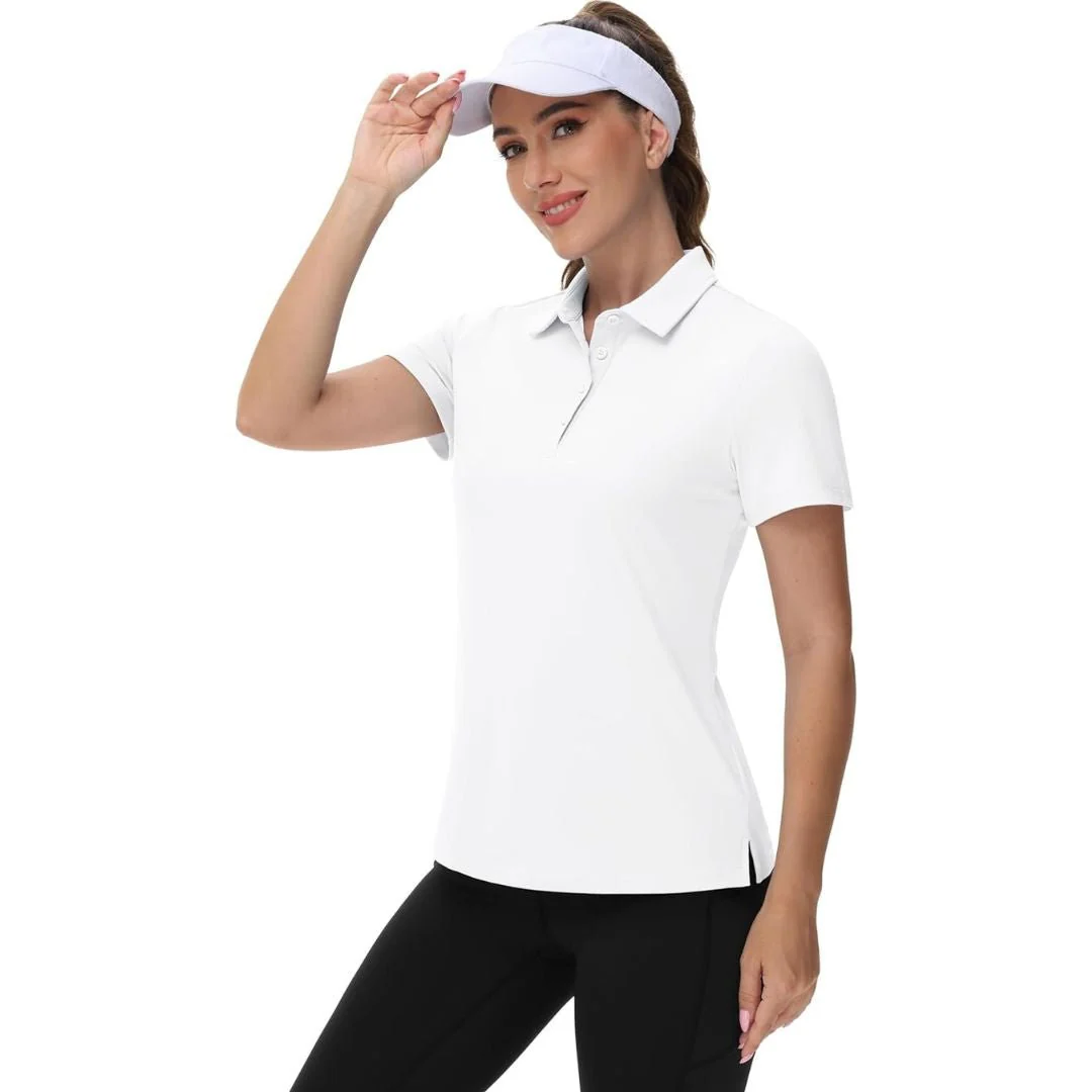 Women's UPF 50+ Sun Protection Golf Quick-Dry Polo Shirts
