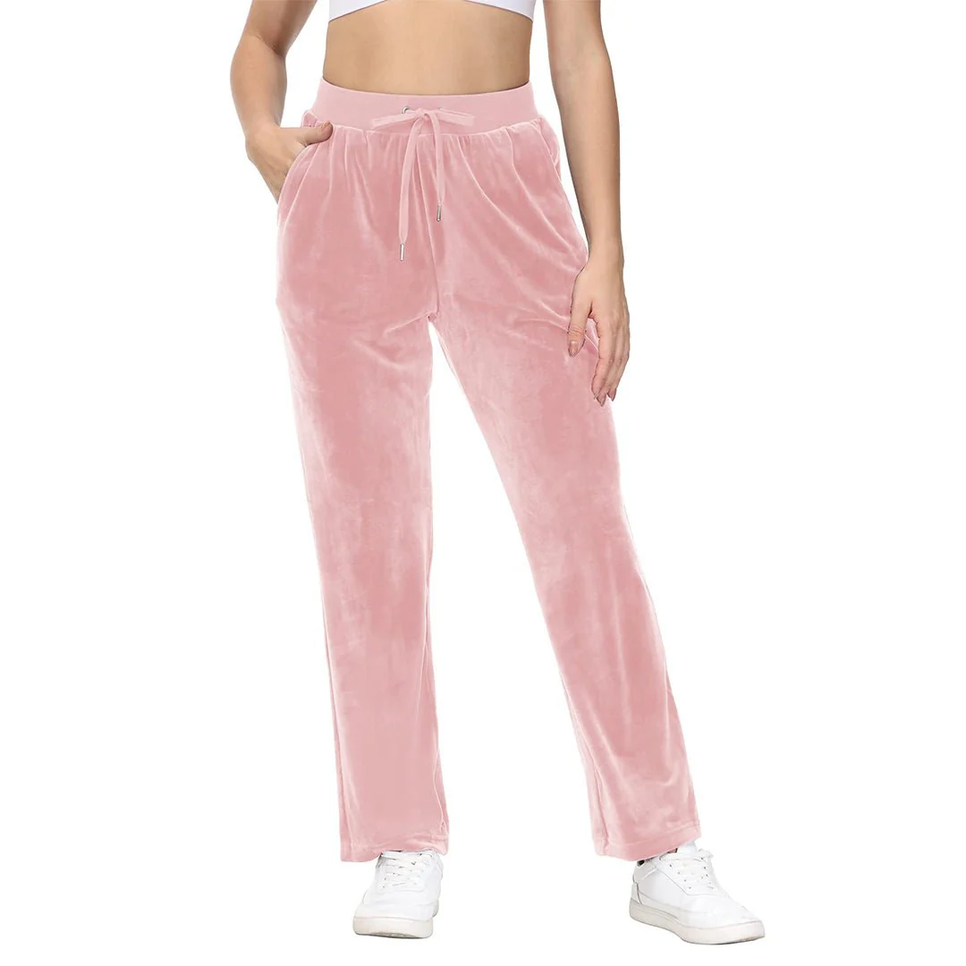 Women's Velvet Casual Jogger Sweatpants