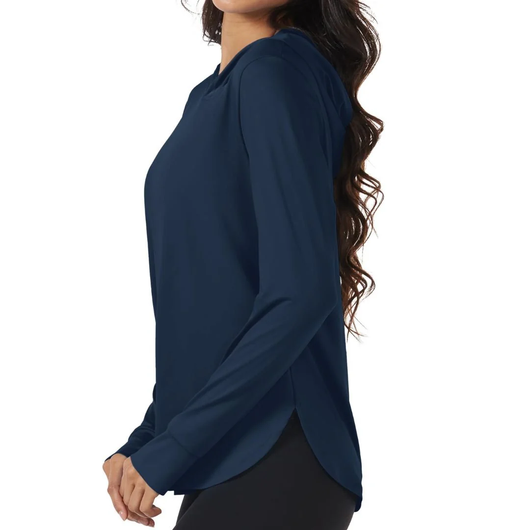 Women's UPF 80+ Sun Protection Nuit Nuit Hoodie Hiking UV Shirt