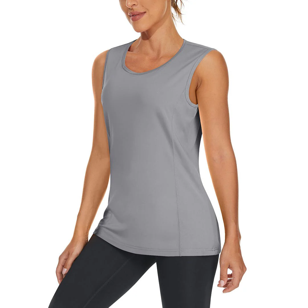 Women's Quick Dry Sun Protection UPF 80+ Running Yoga Tank Tops