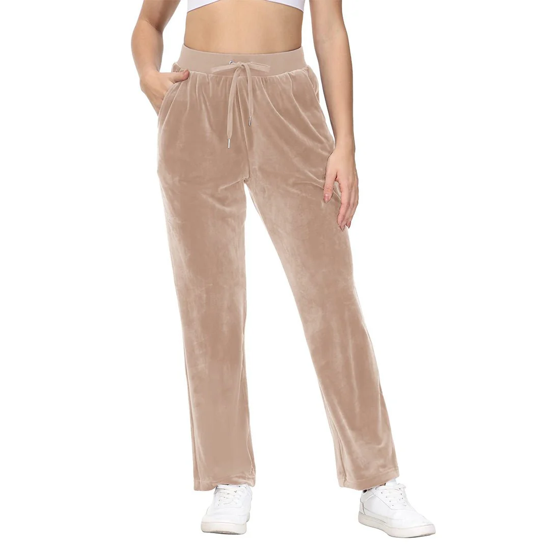 Women's Velvet Casual Jogger Sweatpants