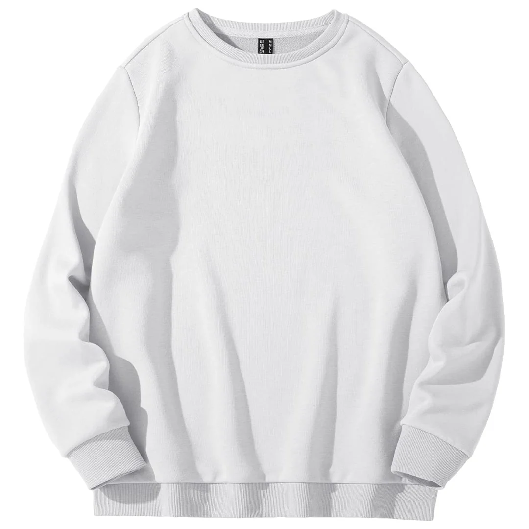 Women's Fleece-Lined Crewneck Casual Sweatshirts