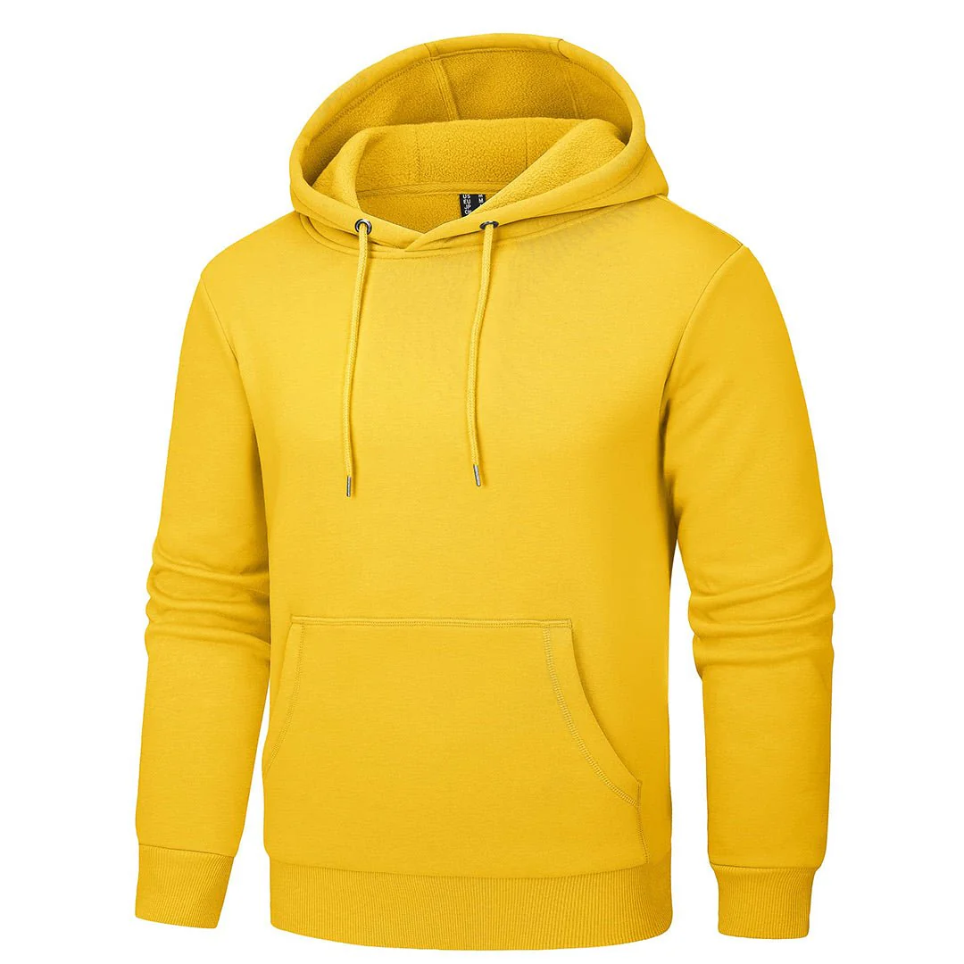 Men's Pullover Fleece Zip Up Hoodie Cotton Casual Lightweight Sweatshirt