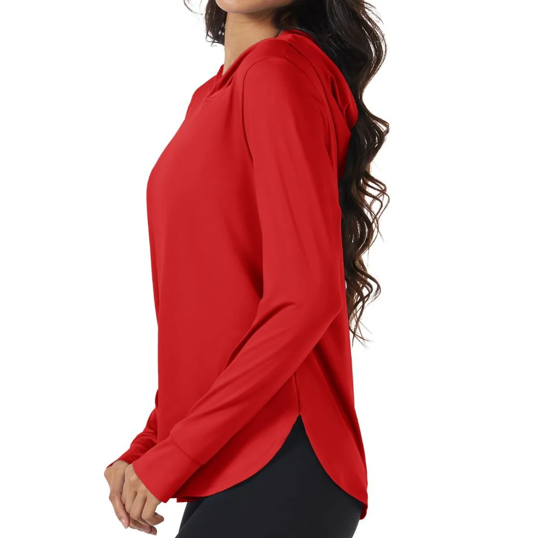Women's UPF 80+ Sun Protection Nuit Nuit Hoodie Hiking UV Shirt