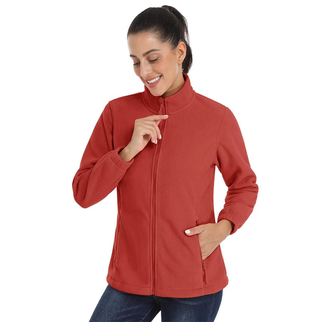 Women's Fleece Full Zip Lightweight Jacket