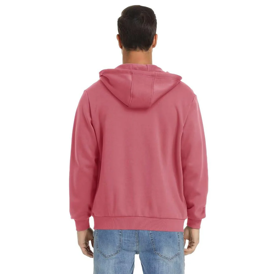 Men's Full Zip-Up Casual Active Hoodie