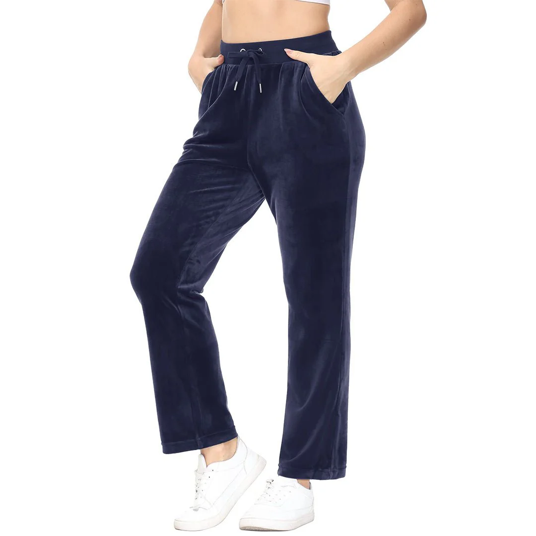 Women's Velvet Casual Jogger Sweatpants