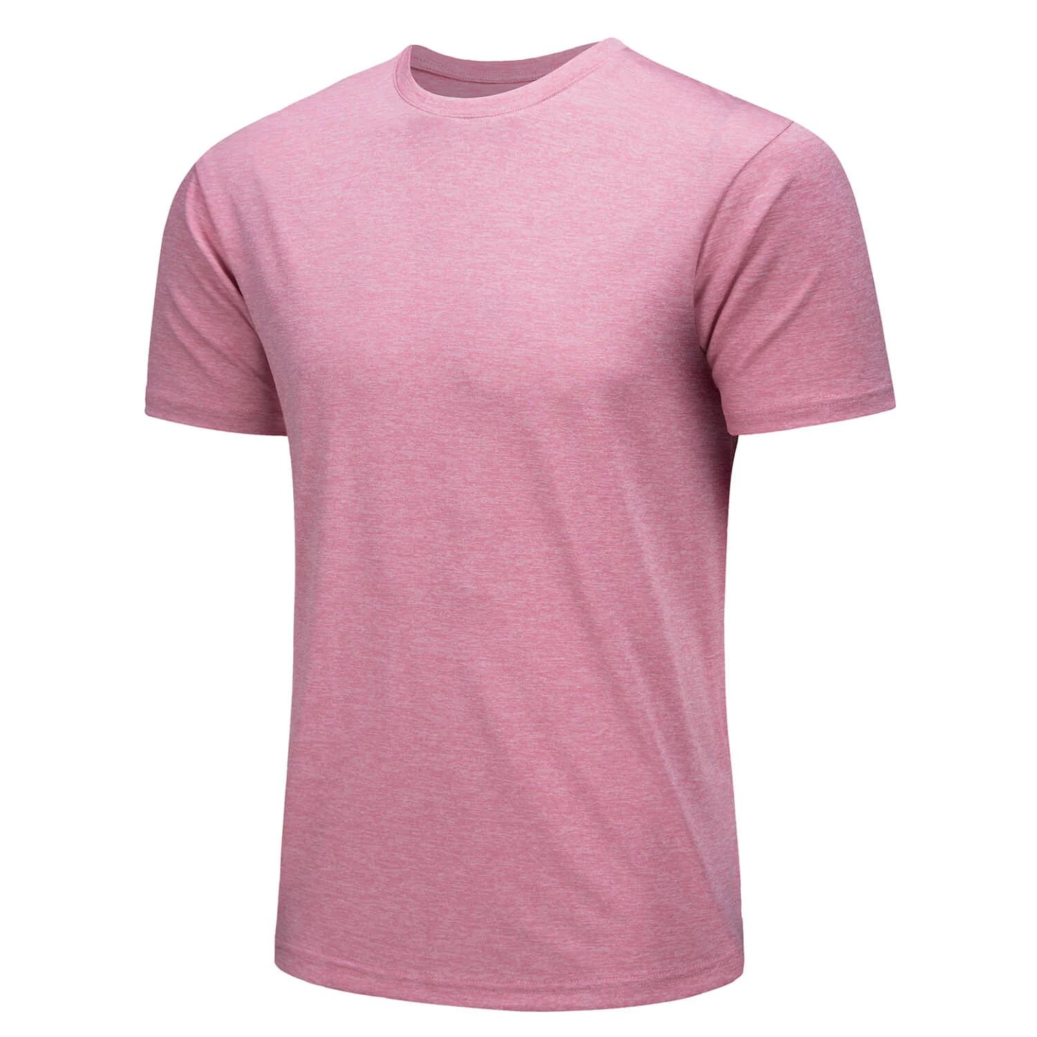 Men's Quick-Dry Solid Round Neck T-shirt