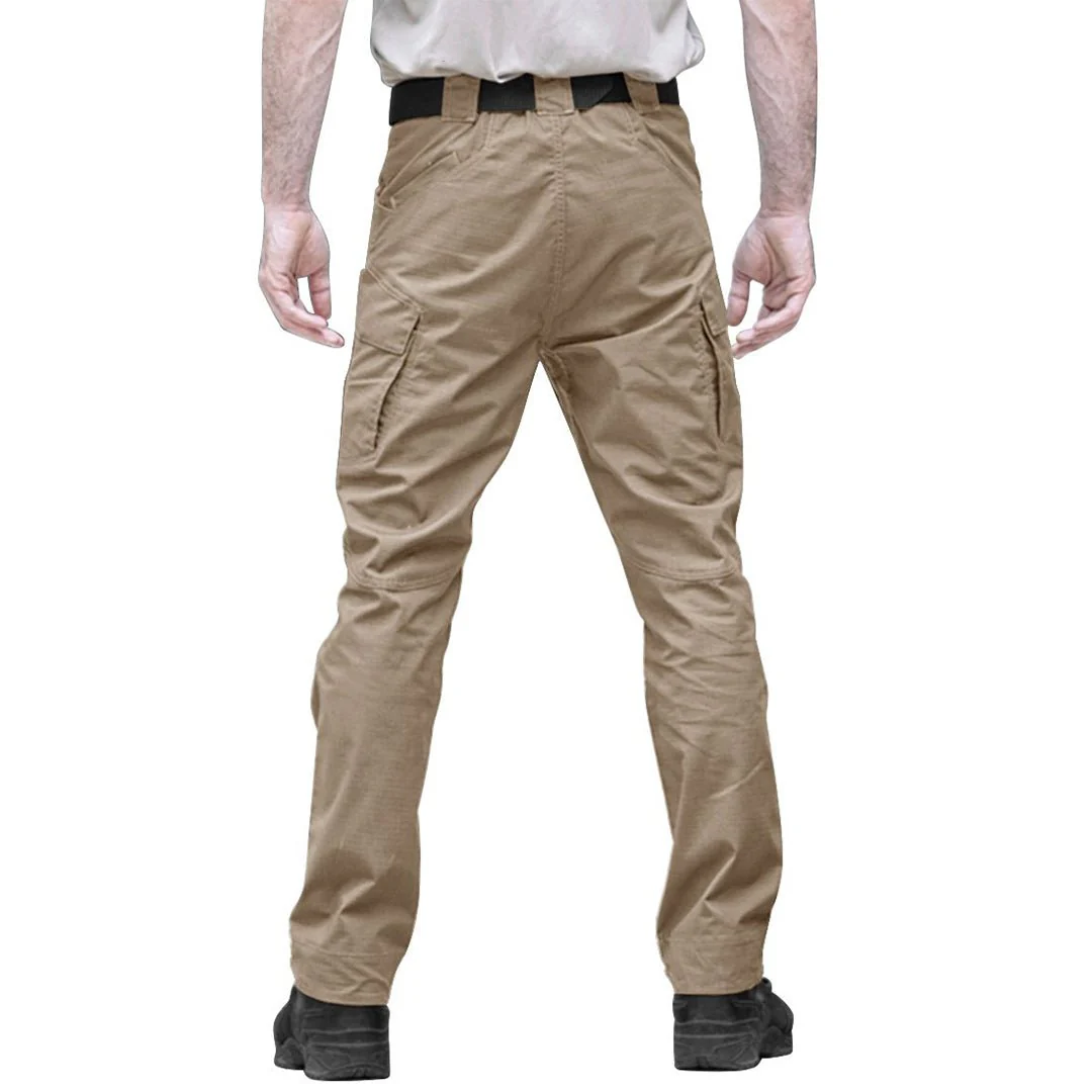 Men's Tactical Cargo Hiking Pants 9 Pockets Water Resistant
