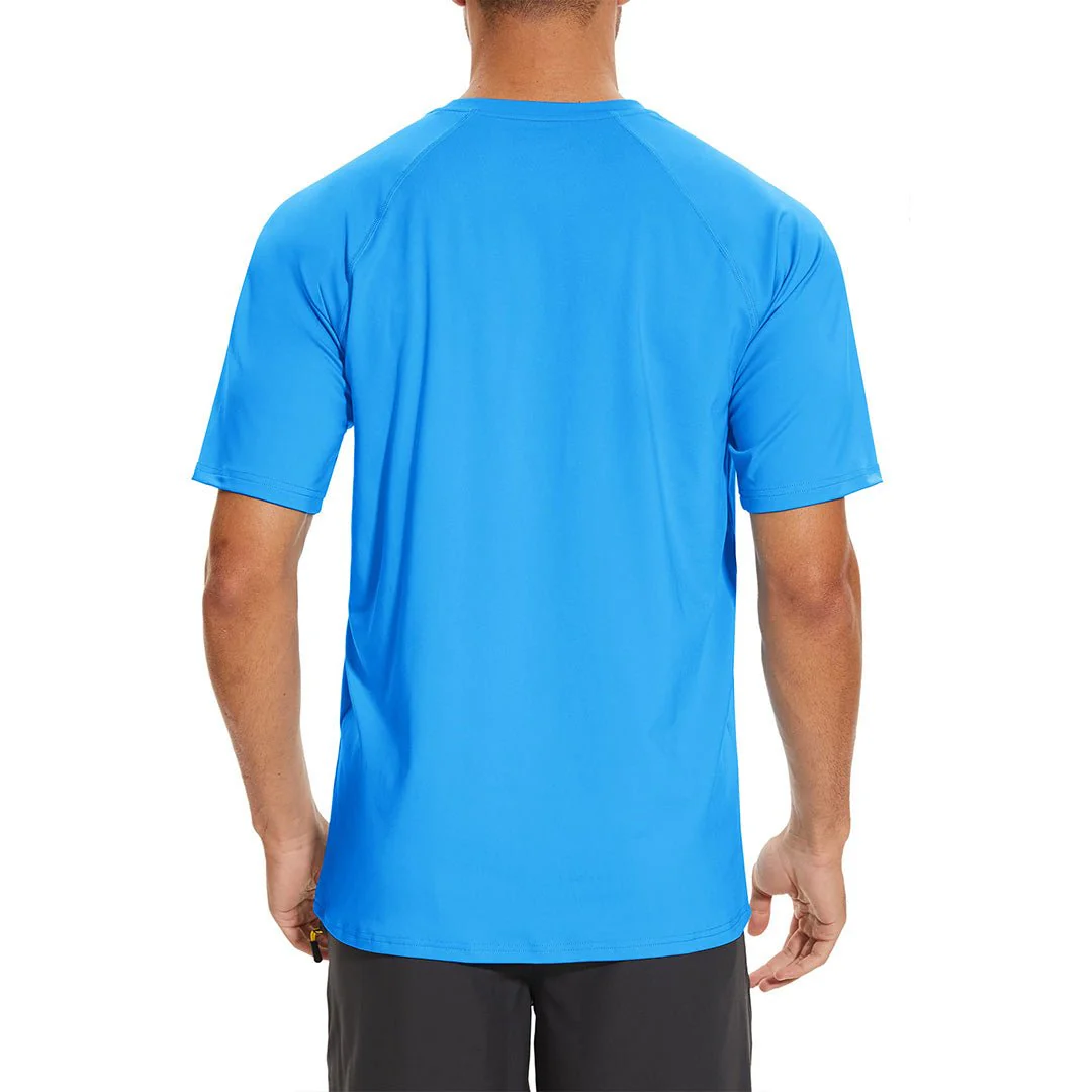 Men's UPF 80+ Breathable Quick-Dry Outdoor Swim T-Shirt