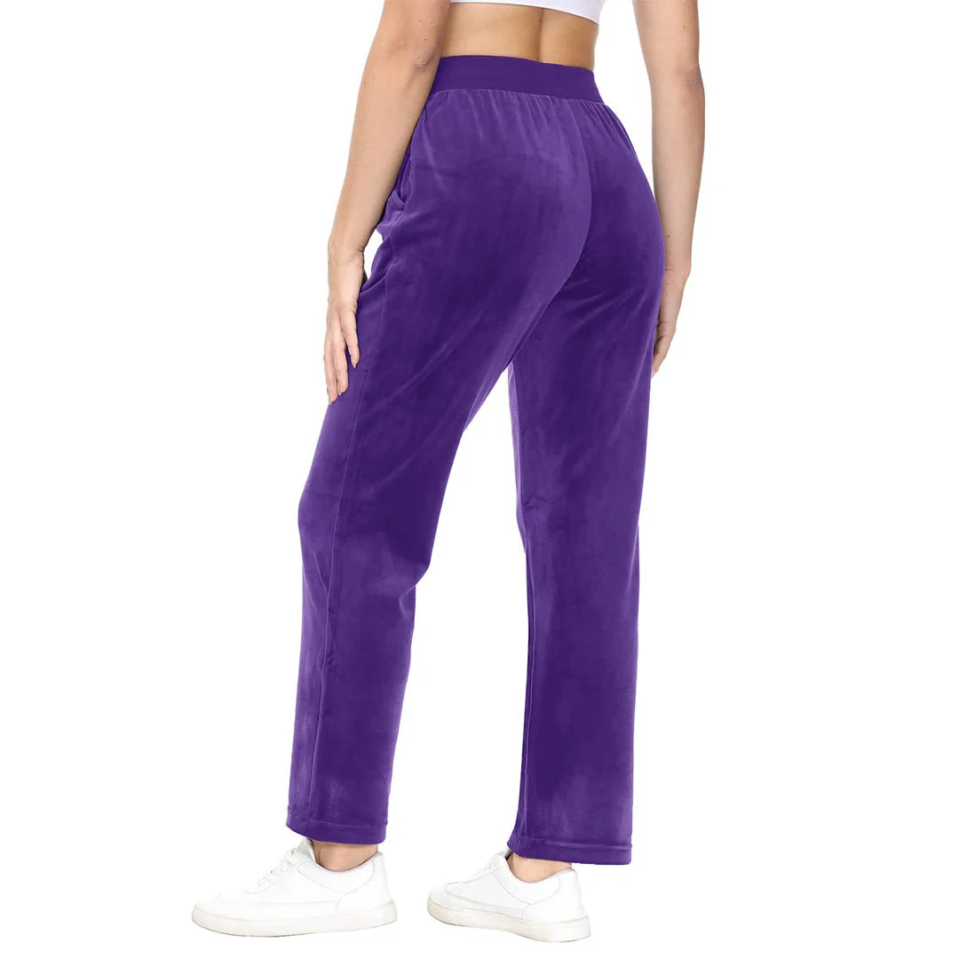 Women's Velvet Casual Jogger Sweatpants