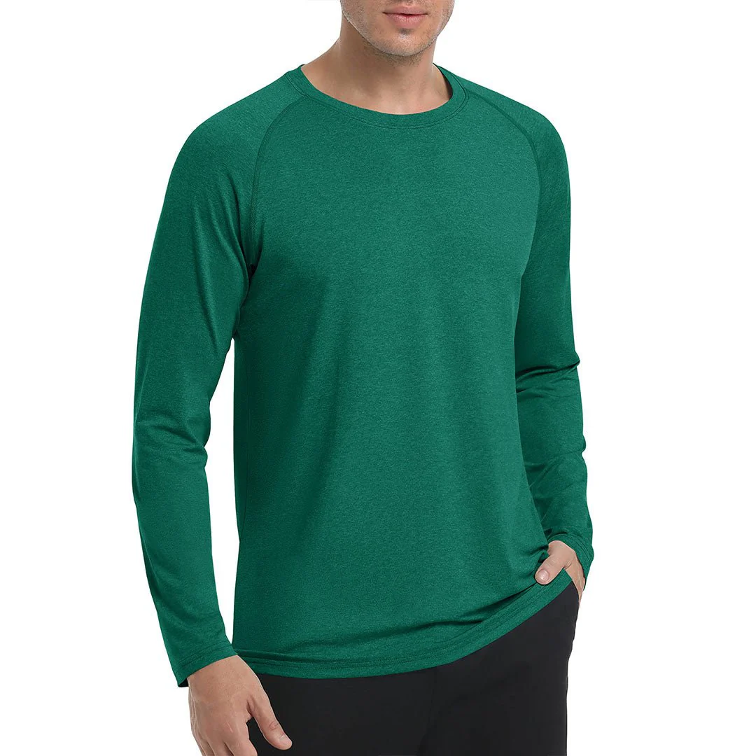 Men's UPF 50+ Fishing Swim Long Sleeve Shirts