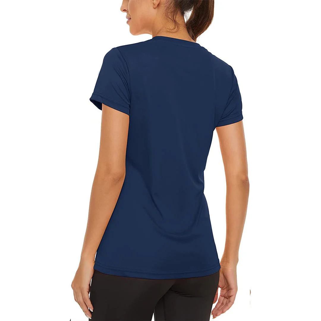 Women's Sun Protection Quick Dry Outdoor Yoga Running T-shirts