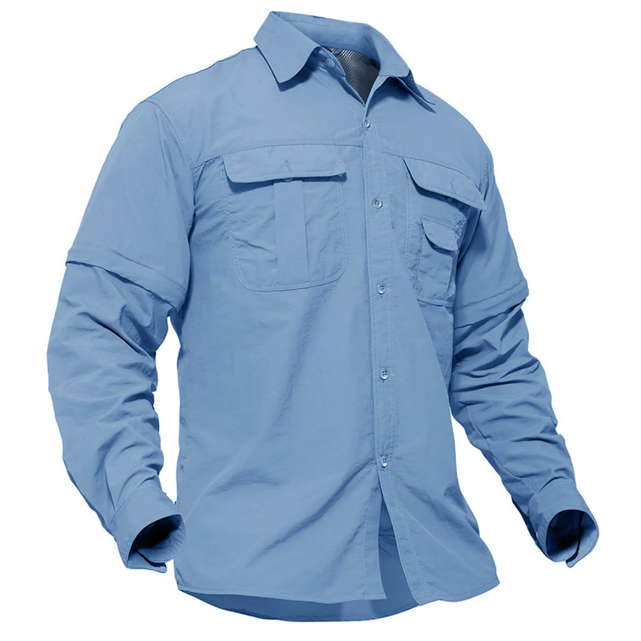 Men's Breathable Quick-Dry Convertible Outdoor Shirt