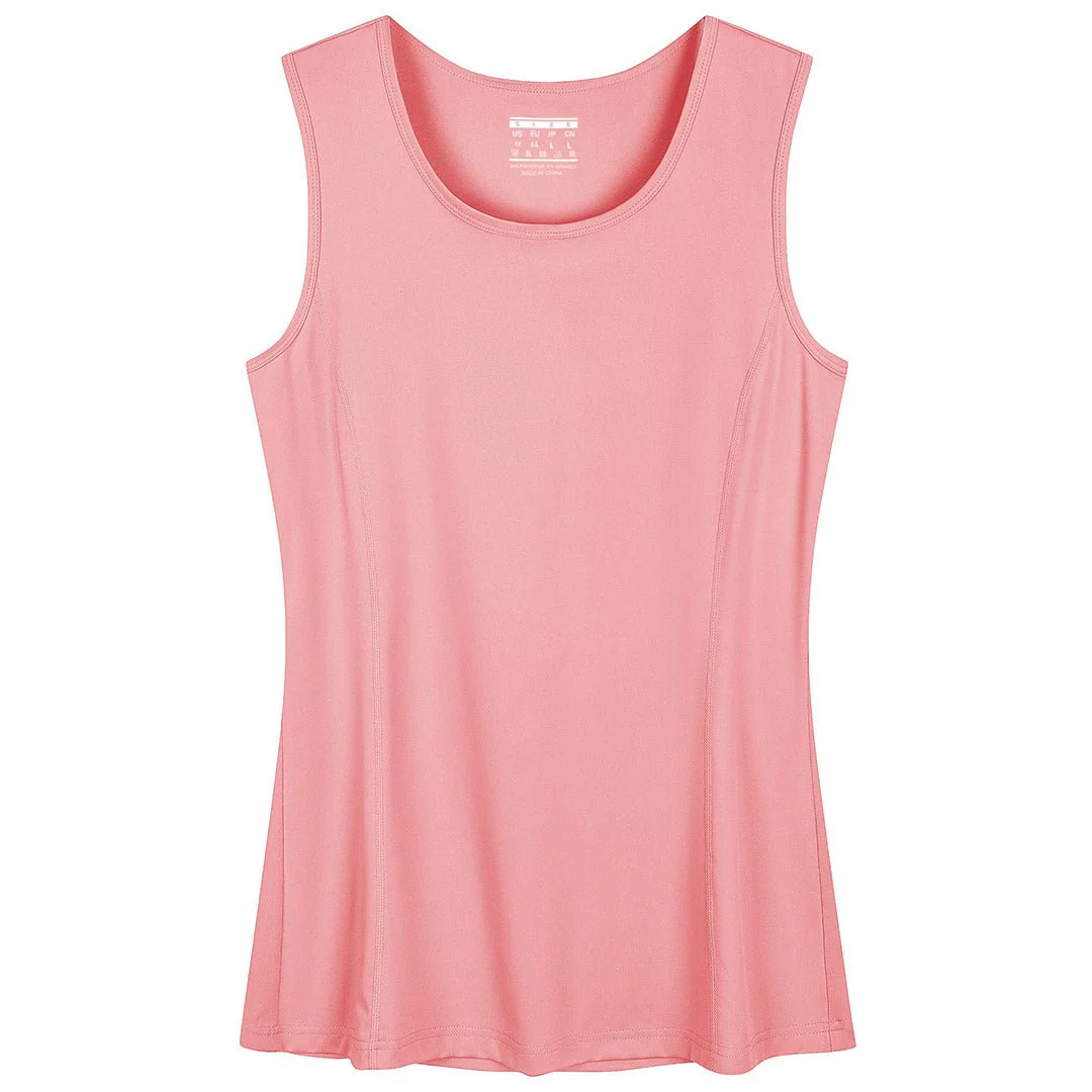 Women's Quick Dry Sun Protection UPF 80+ Running Yoga Tank Tops