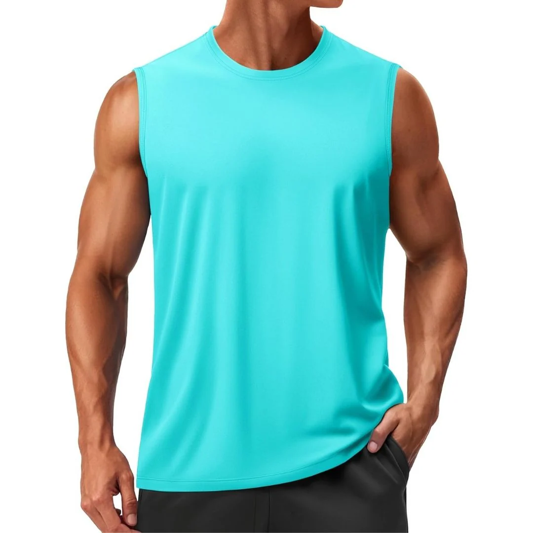 Men's UPF 50+ Sleeveless Quick Dry Gym Tank Tops