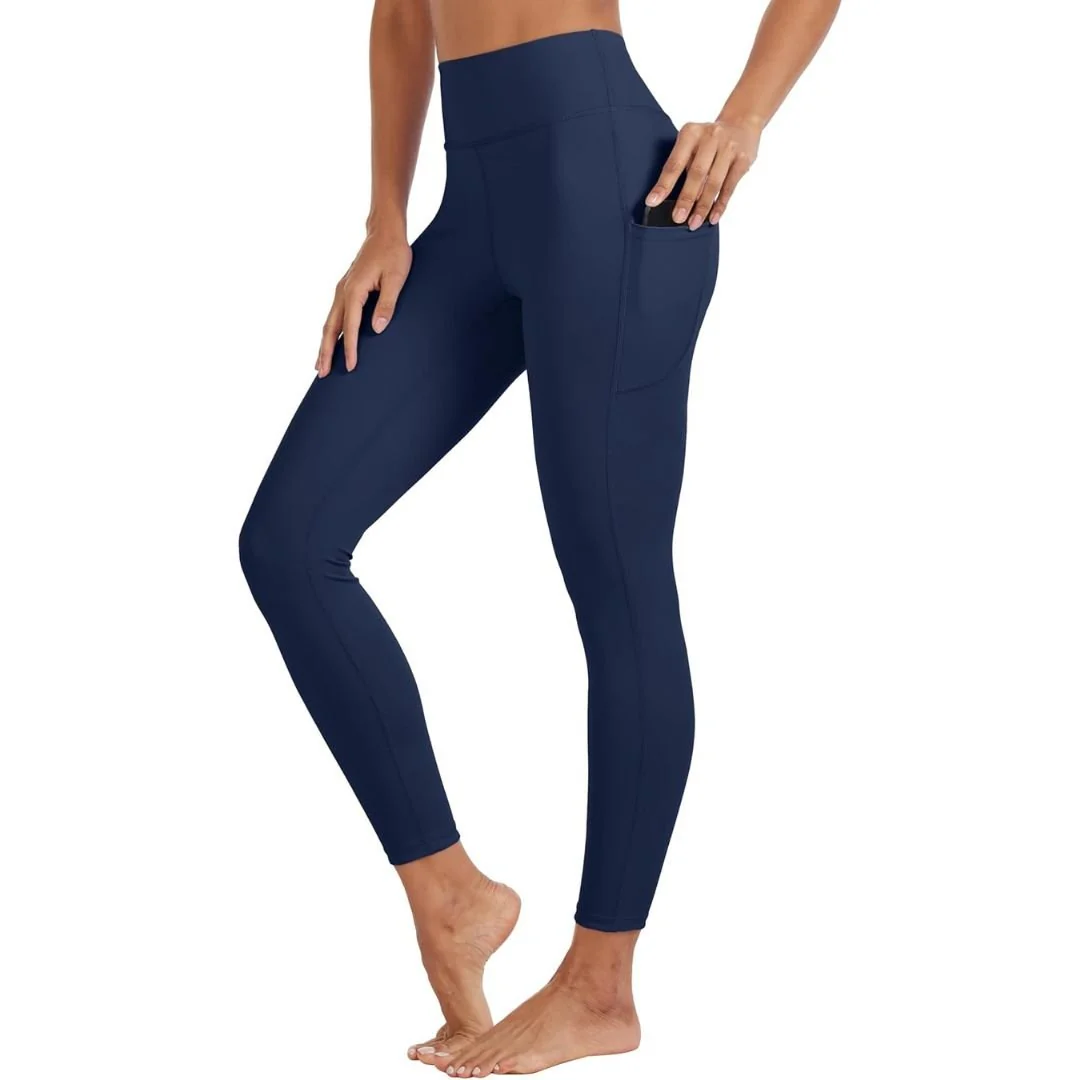 Women's High Waisted Leggings with Pockets Tummy Control Yoga Pants