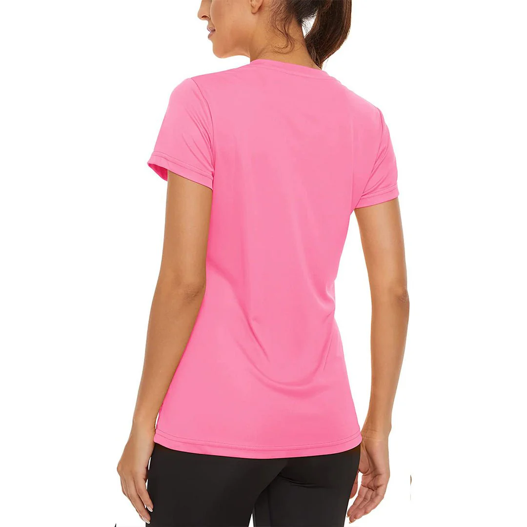 Women's Sun Protection Quick Dry Outdoor Yoga Running T-shirts