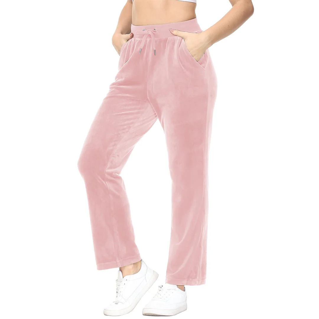 Women's Velvet Casual Jogger Sweatpants