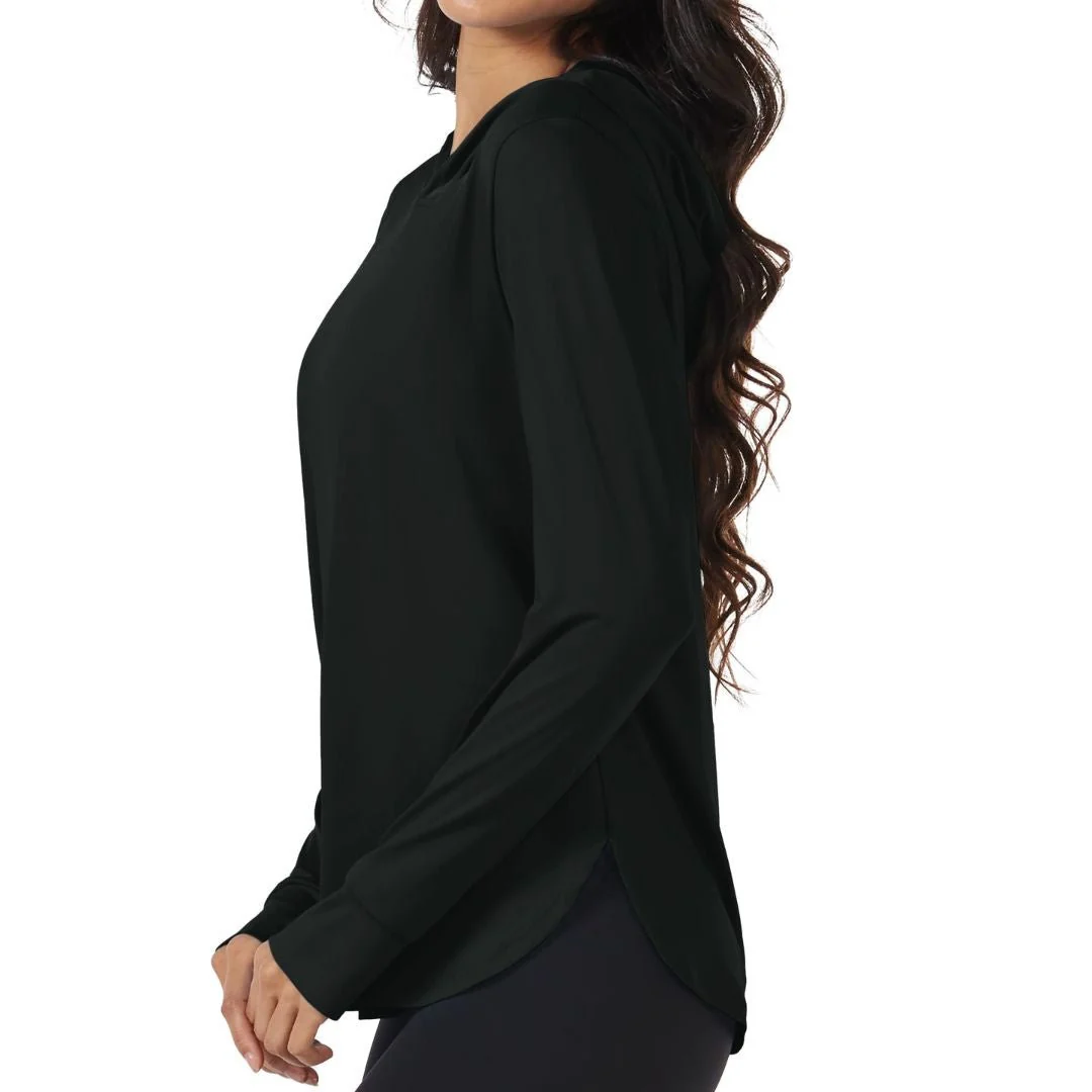 Women's UPF 80+ Sun Protection Nuit Nuit Hoodie Hiking UV Shirt