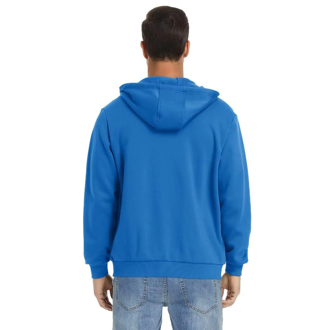 Men's Full Zip-Up Casual Active Hoodie