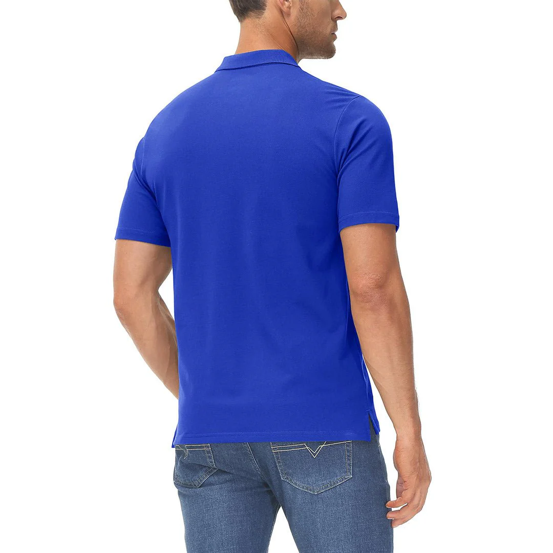 Men's Cooling Summer Casual Pique Polo T-shirts