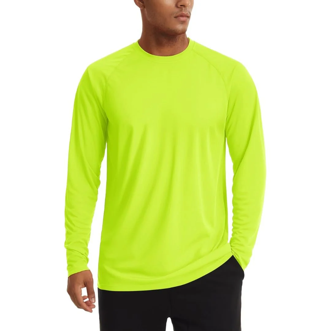 Men's UPF 50+ Long Sleeve Quick Dry Sun Protection Shirt