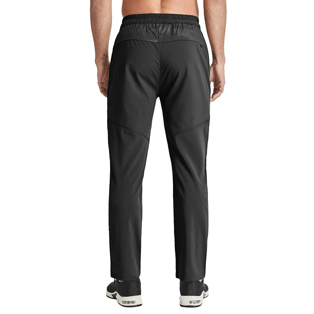 Men's Lightweight Hiking Pants Quick Dry Running Sweatpants With Zipper Pockets