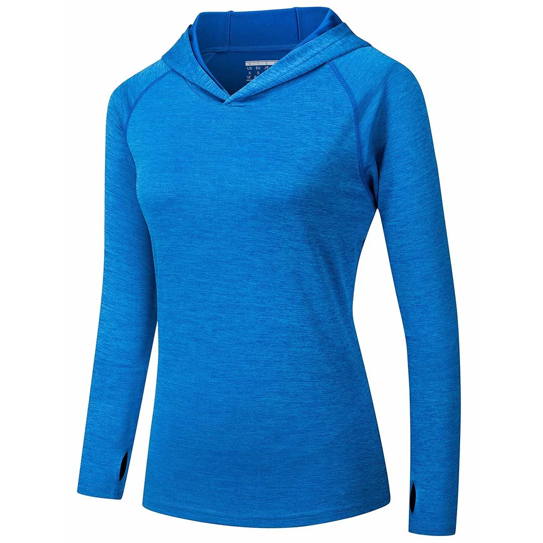 Women's Quick Dry UPF 50+ Hoodie Long Sleeve Shirts