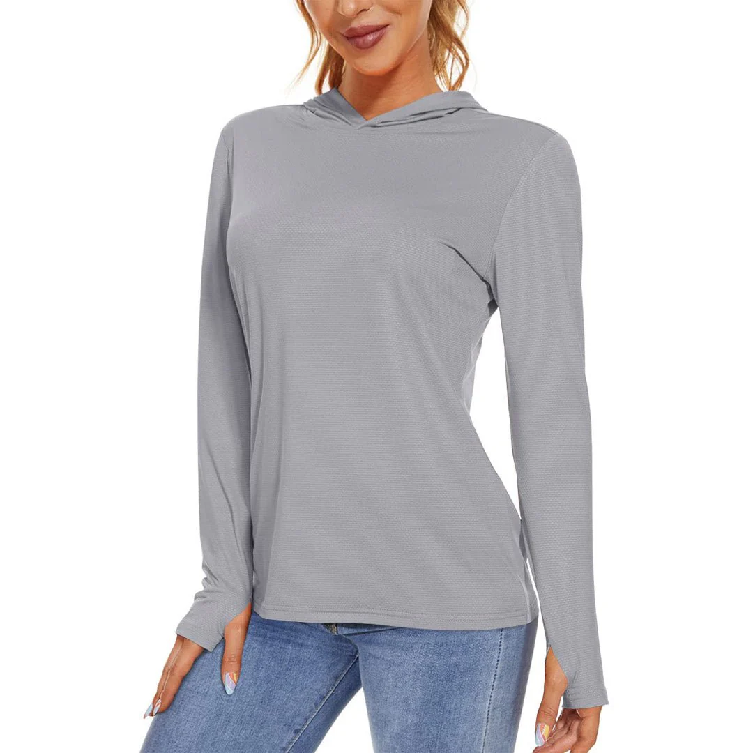 Women's UPF 50+ Sun Protection Long Sleeve Hoodies Shirts