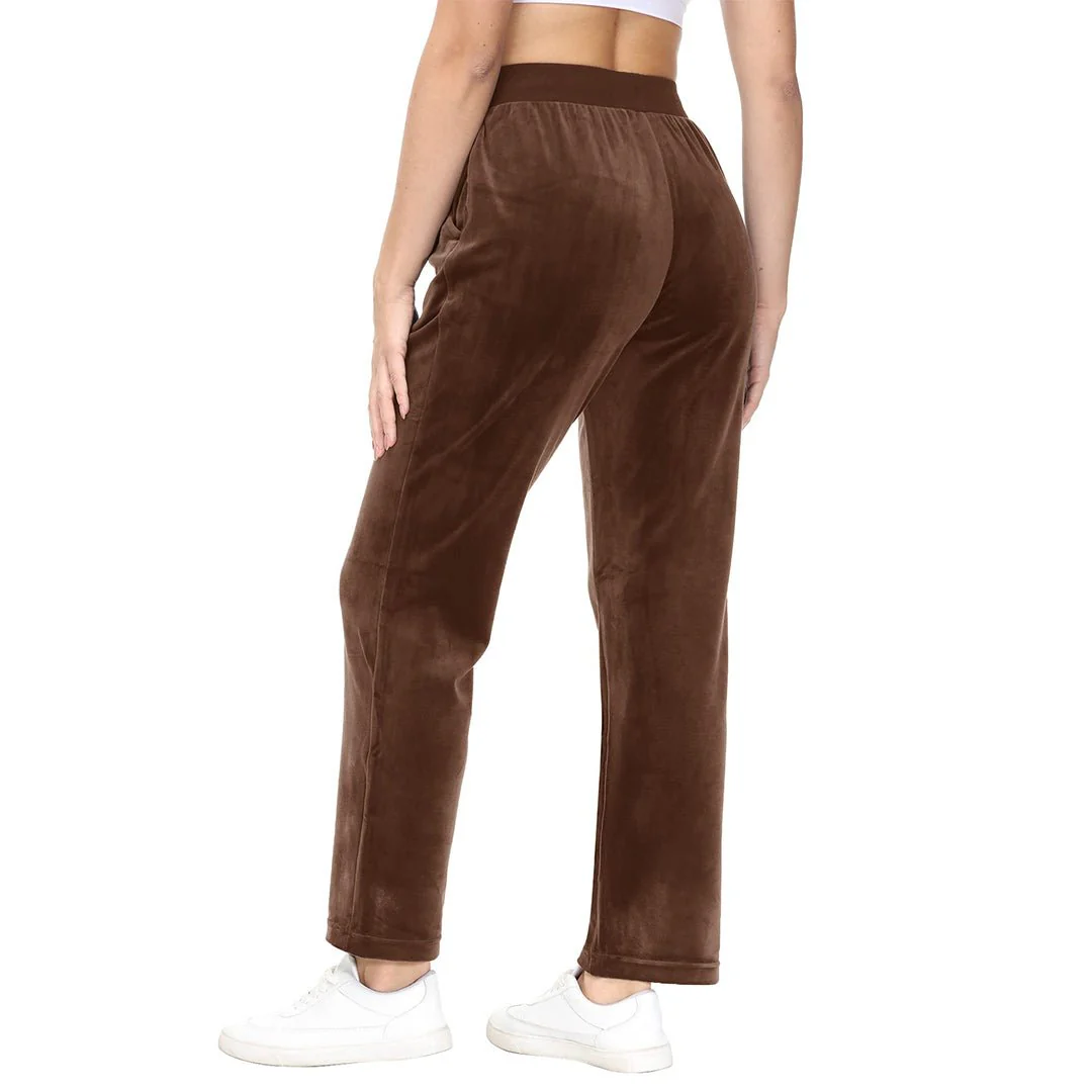 Women's Velvet Casual Jogger Sweatpants