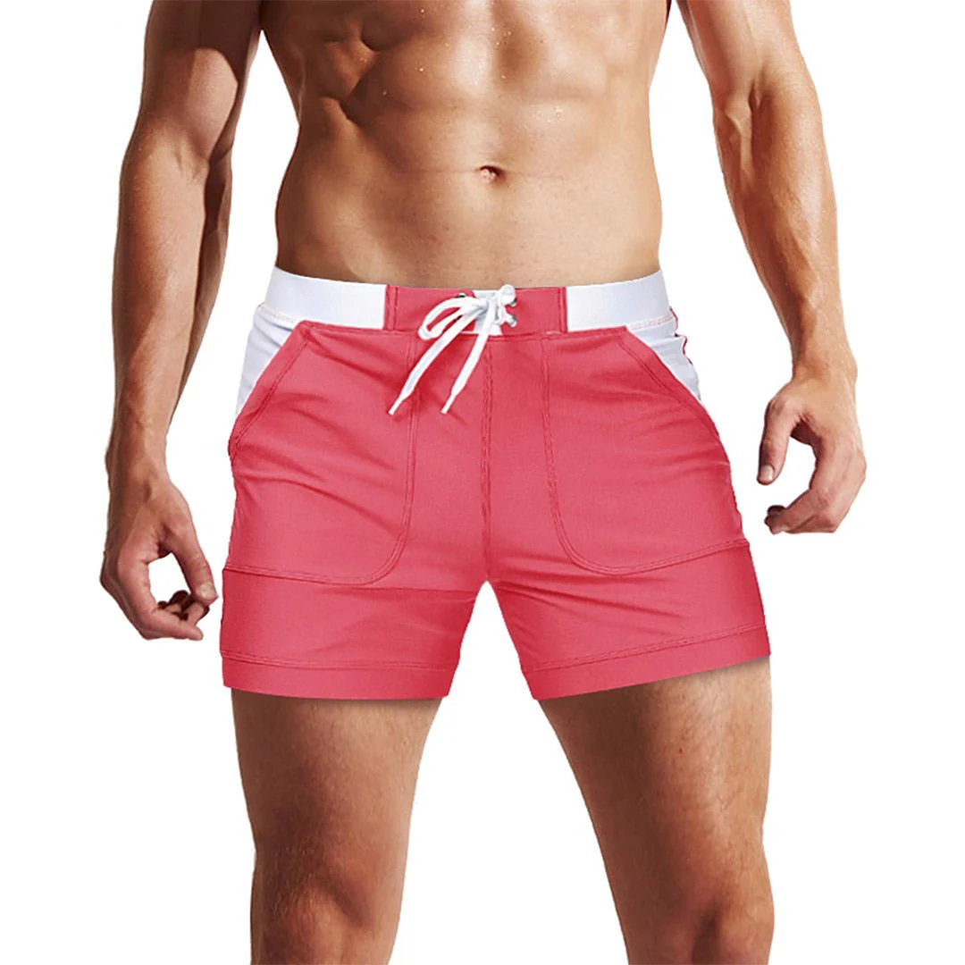 Men's Swim Trunks with Mesh Liner Quick Dry Beach Shorts