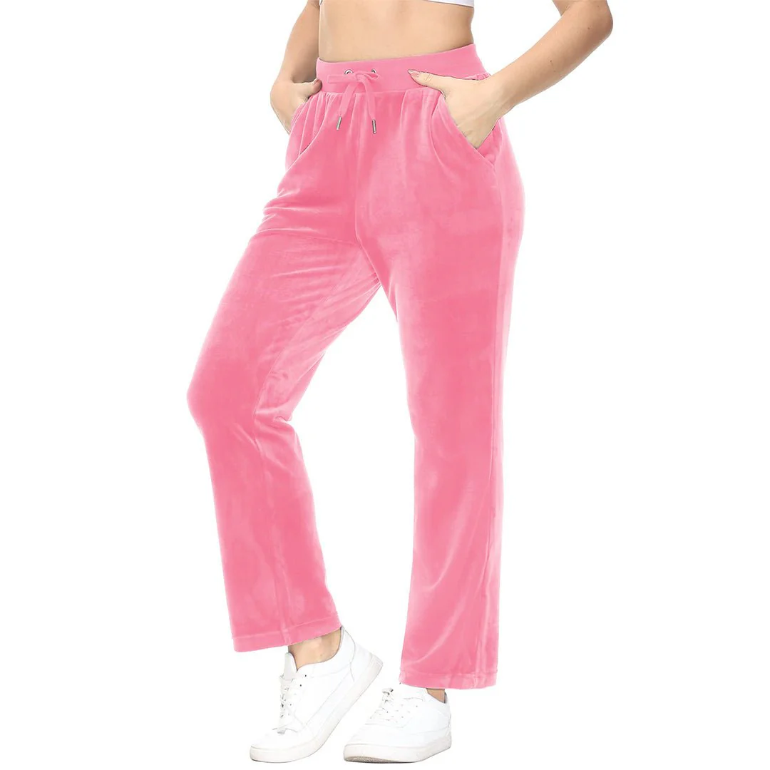 Women's Velvet Casual Jogger Sweatpants