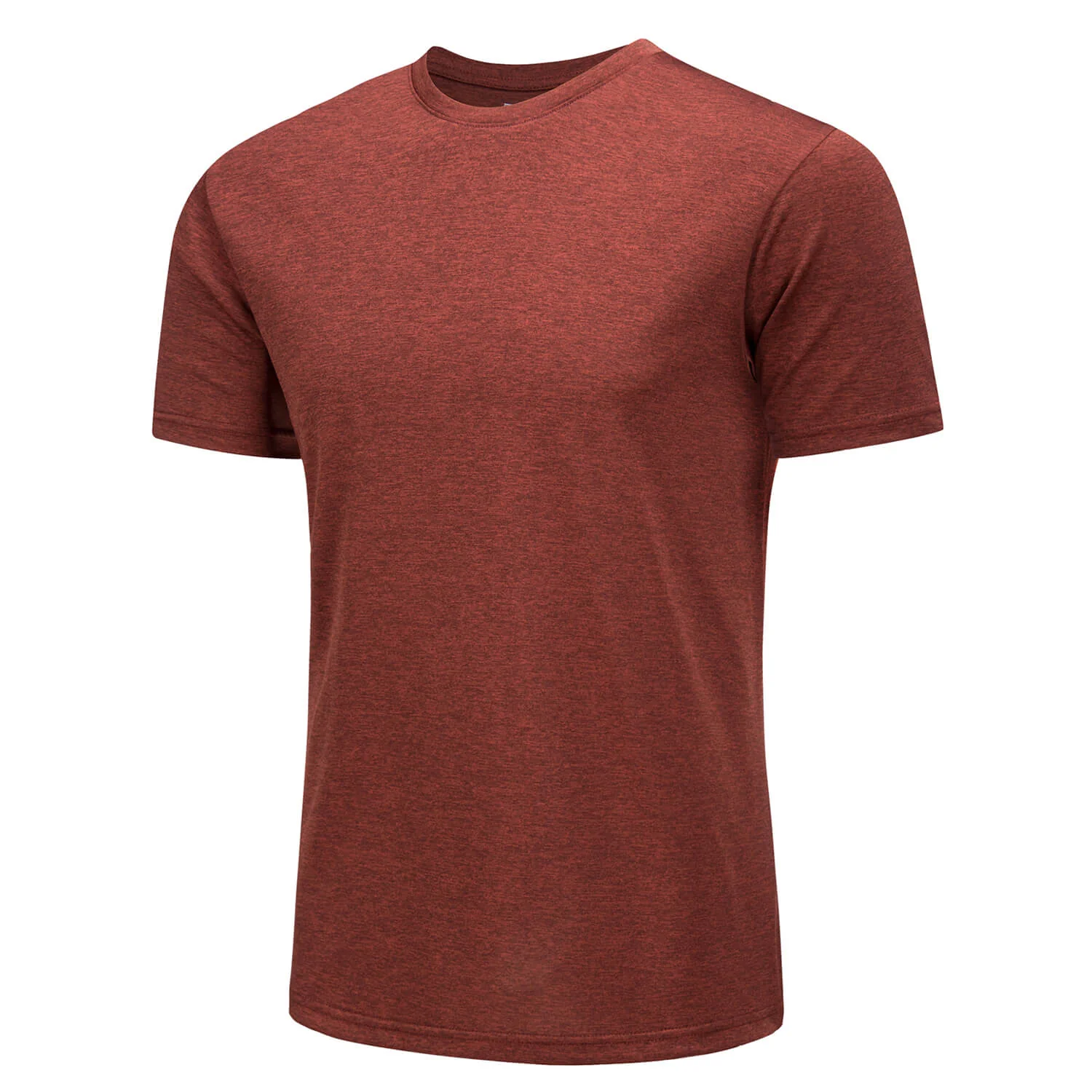 Men's Quick-Dry Solid Round Neck T-shirt