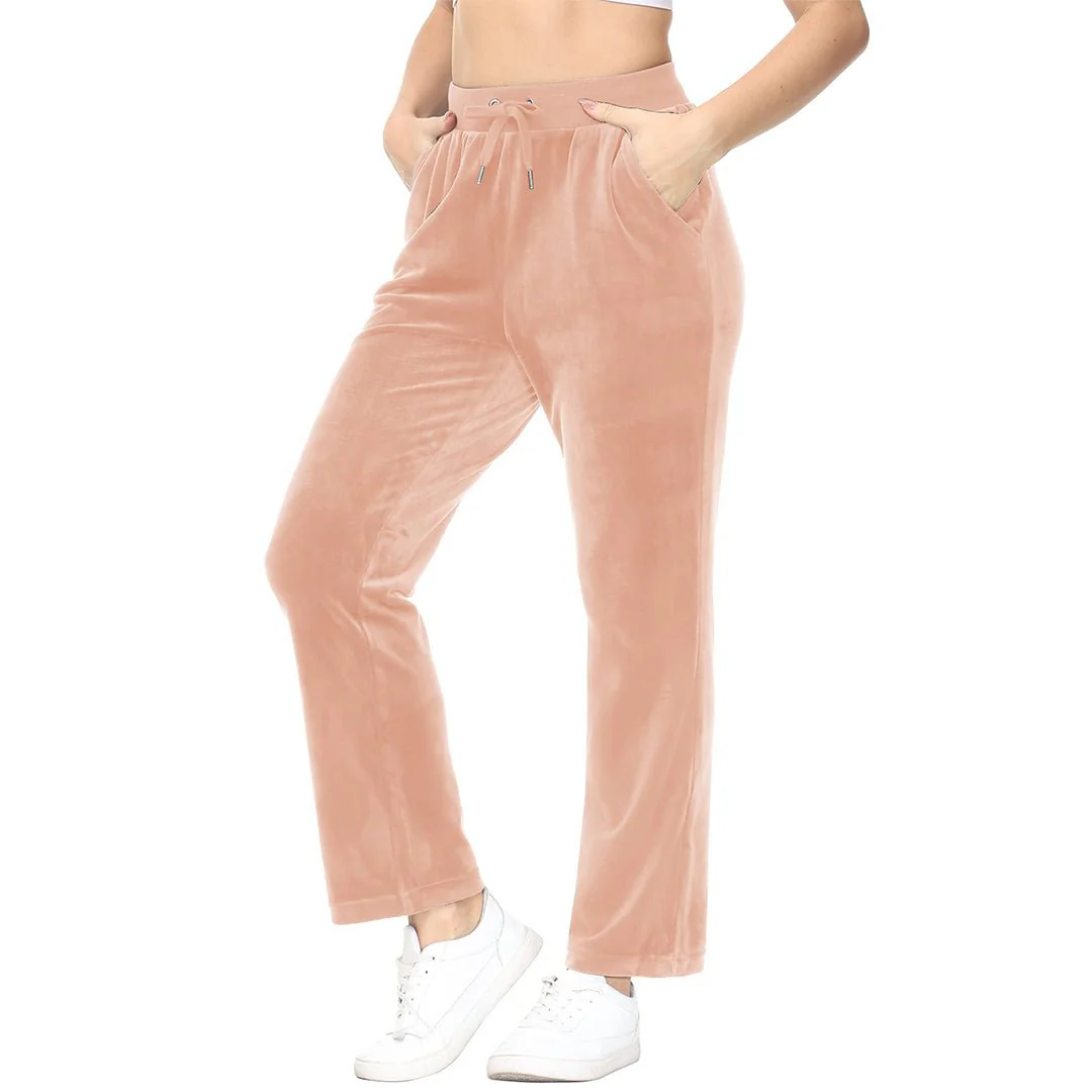Women's Velvet Casual Jogger Sweatpants