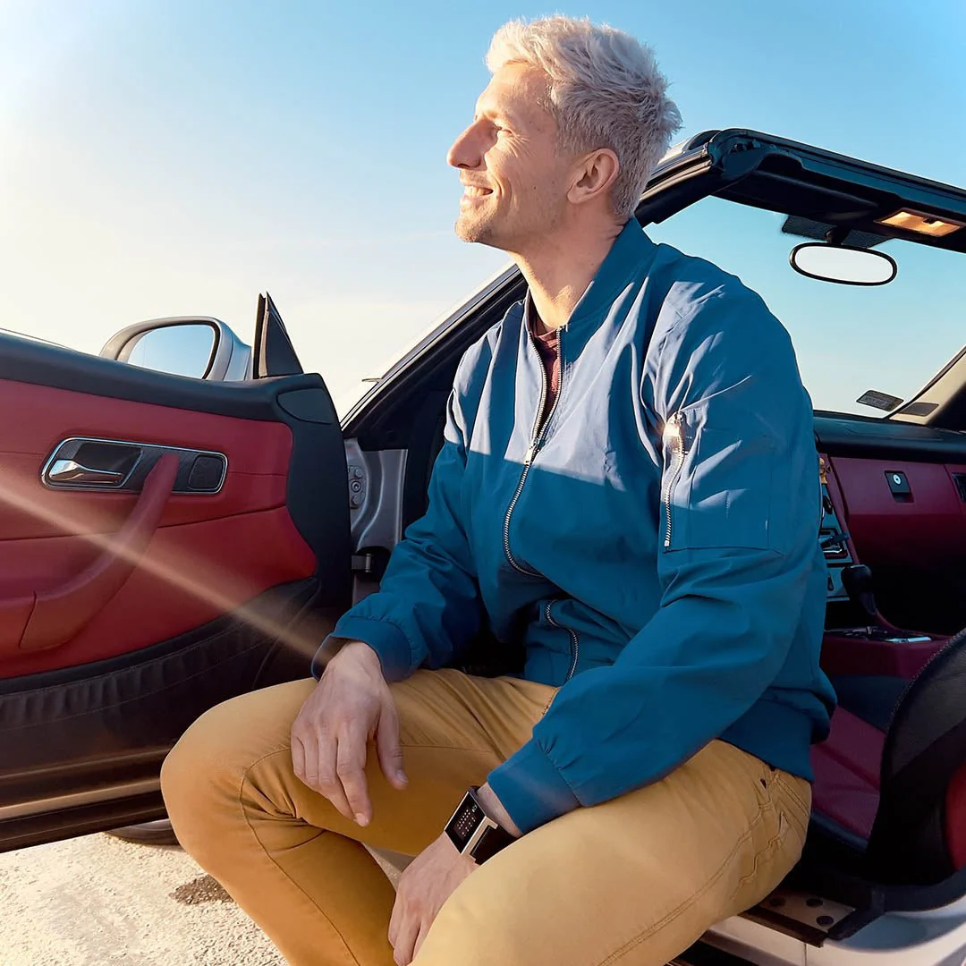 Men's Lightweight Bomber Zip Jackets