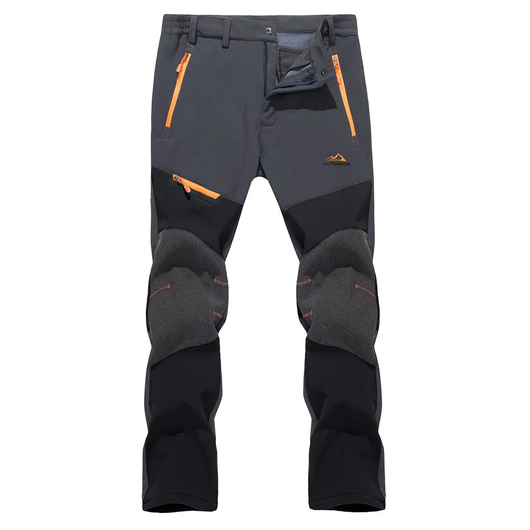 Men's Snow Hiking Water-Resistant Ski Fleece Lined Pants