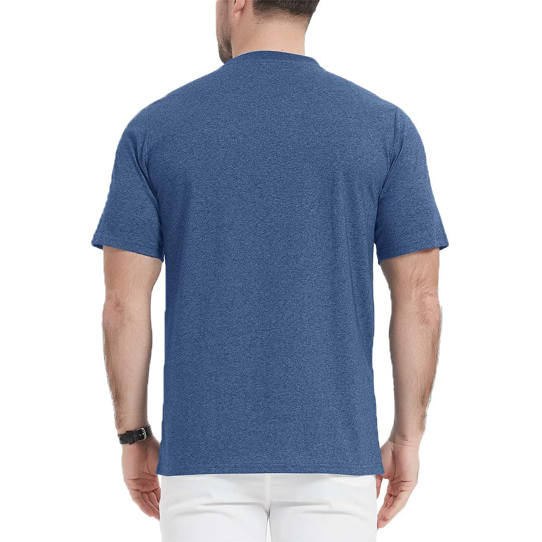 Men's Casual Cotton Henley Shirts