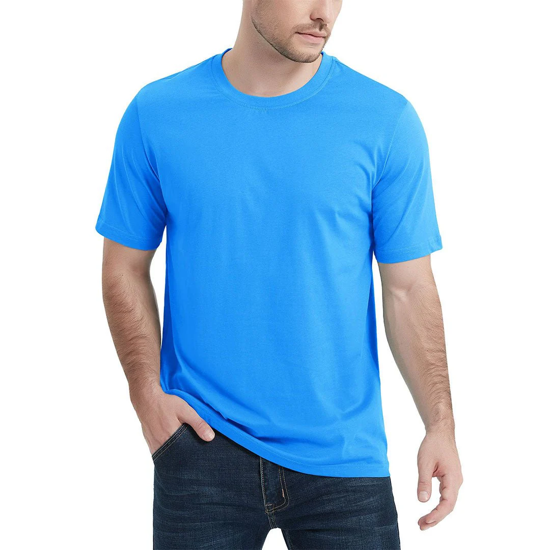 Men's Casual Crew Neck Cotton T-Shirt