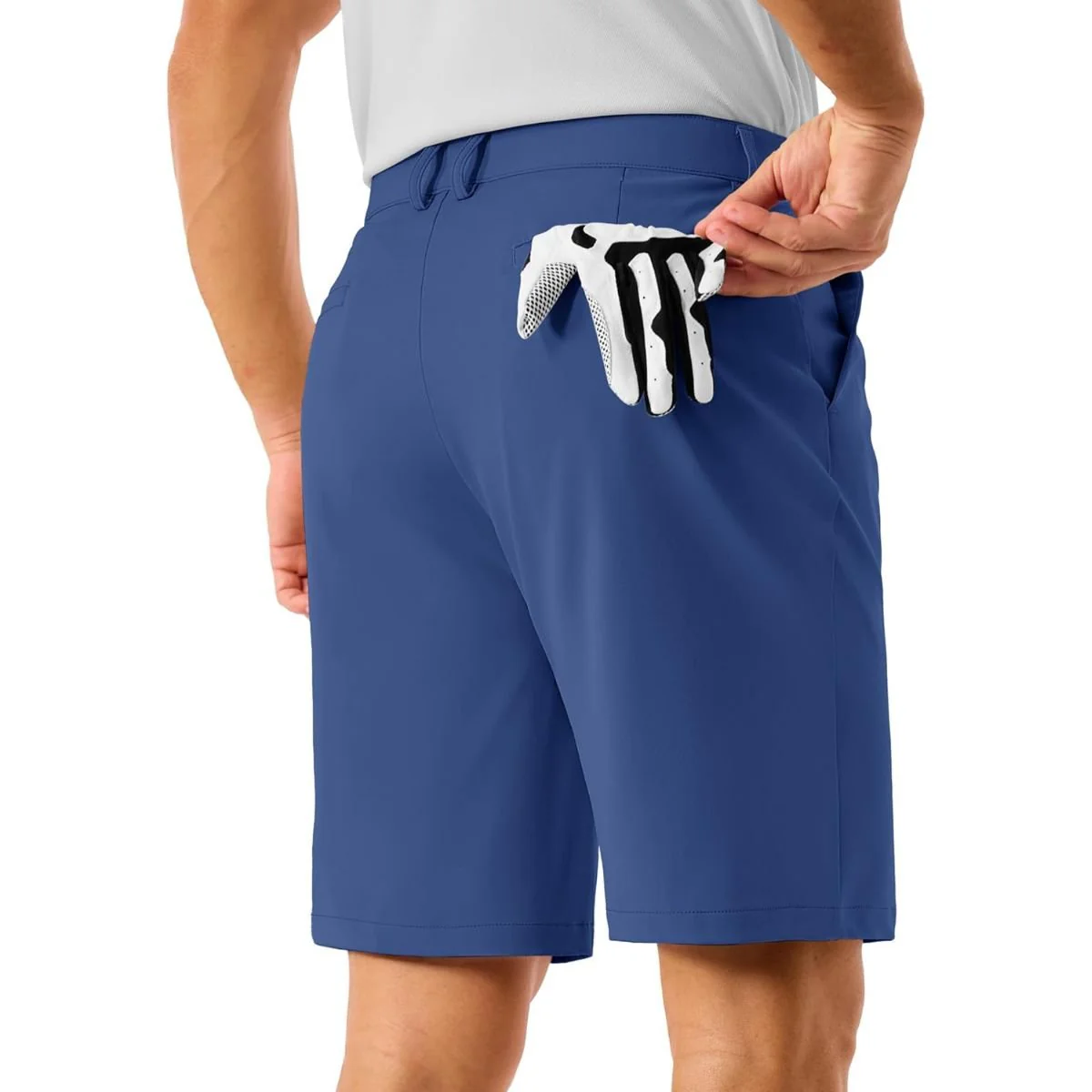 Men's Golf Quick Dry Casual Flat Front Shorts with 4 Pockets
