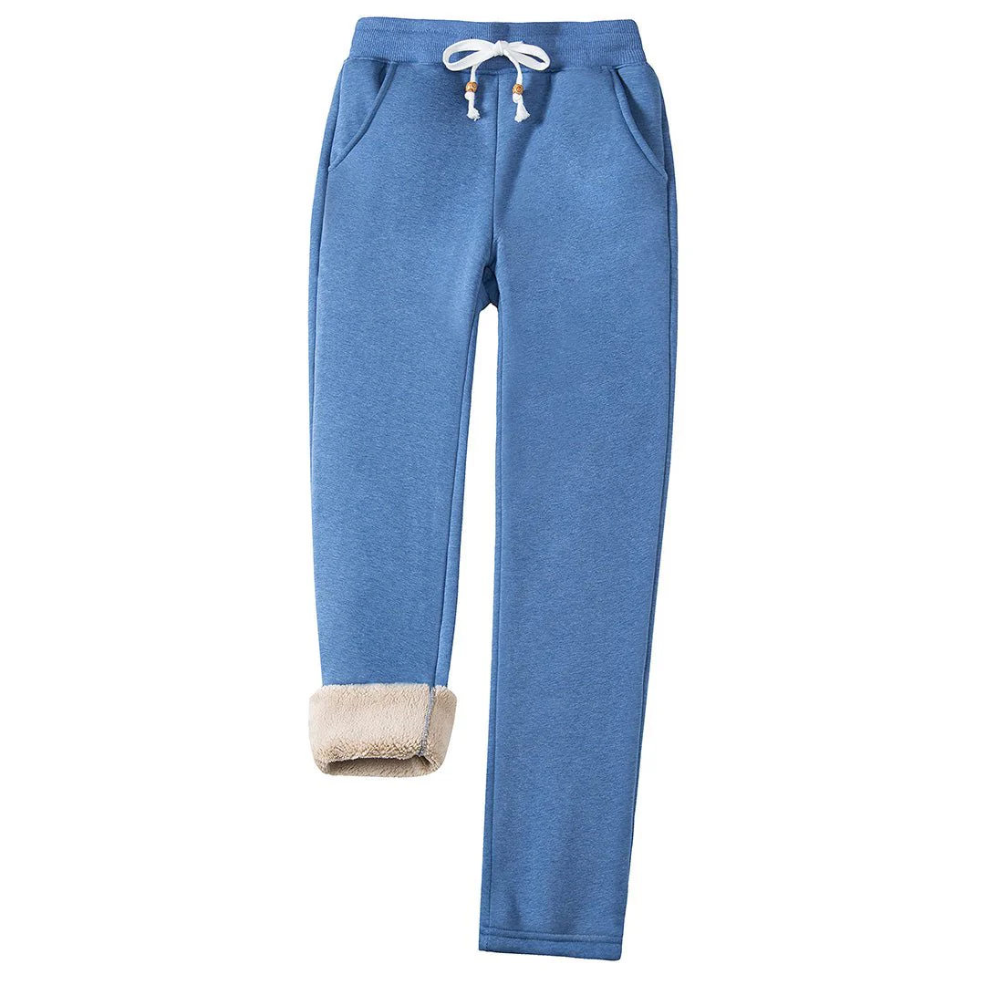 Women's Fleeced Lined Joggers Warm Sweatpants